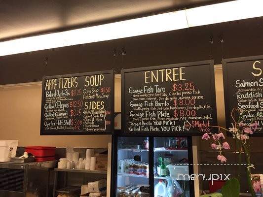 Garage Fish - Anaheim, CA menu_pic