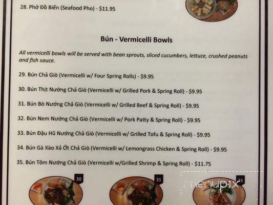 Mama Pho - Honolulu, HI menu_pic