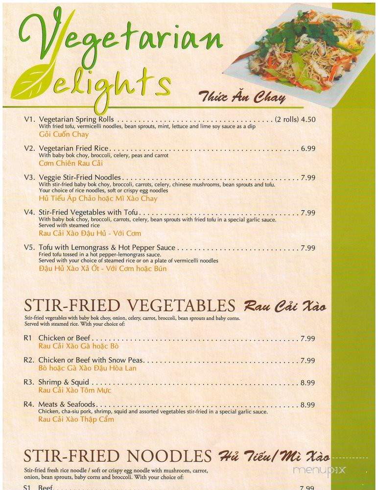 Pho Lena & Grill - Escondido, CA menu_pic