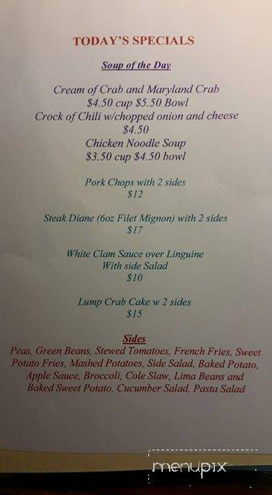 Tempo Lounge - Essex, MD menu_pic