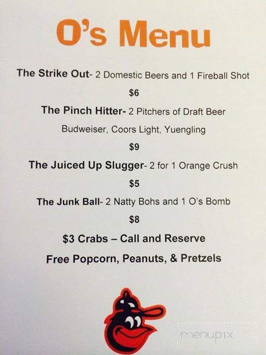 Tempo Lounge - Essex, MD menu_pic