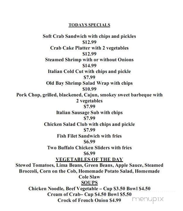 Tempo Lounge - Essex, MD menu_pic