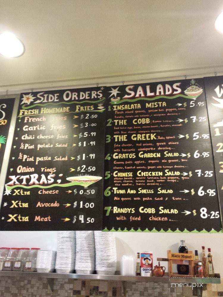 Grato Deli - Emeryville, CA menu_pic