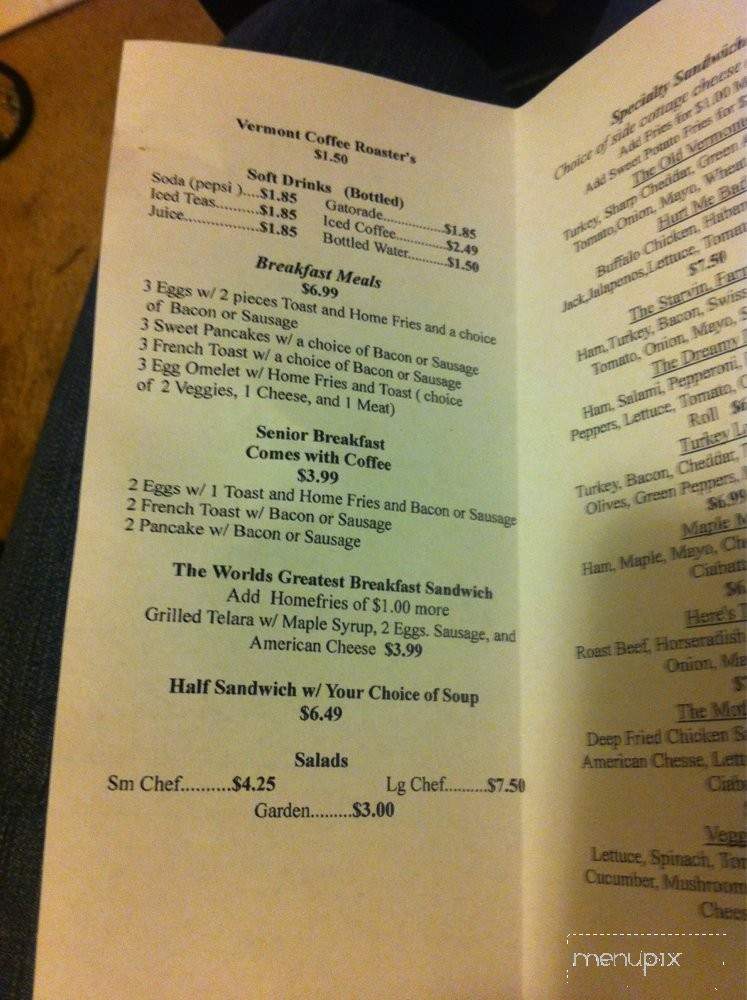 Linda's Vermont Deli - Saint Albans, VT menu_pic