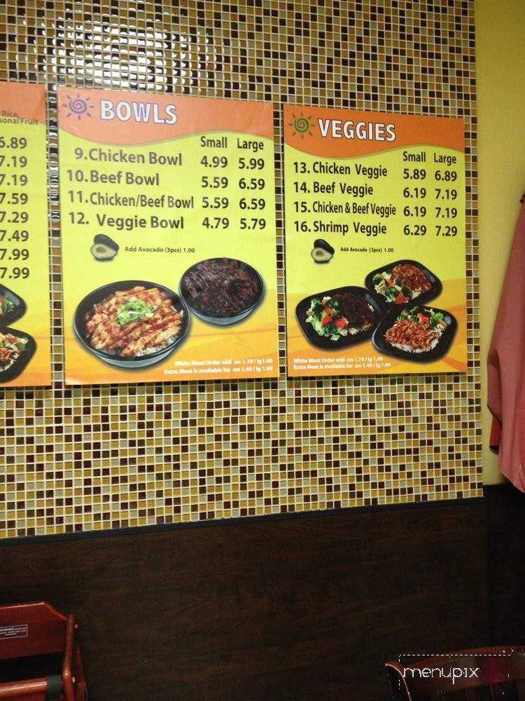 California Teriyaki Grill - Lake Forest, CA menu_pic