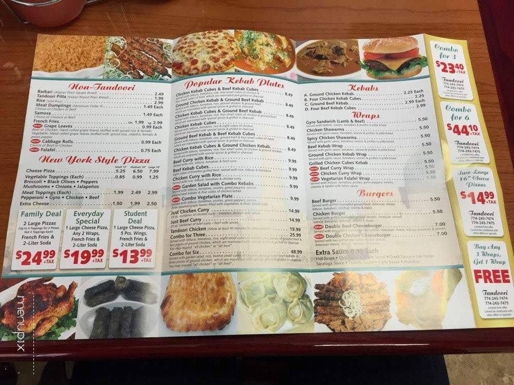 Tandoori International Halal Restaurant and Bakery - Worcester, MA menu_pic