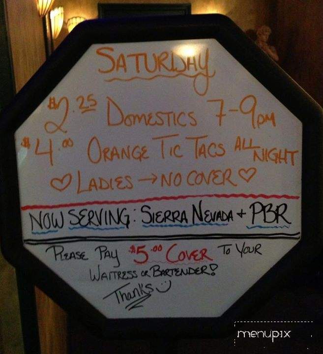 Cricket Lounge - Pittsburgh, PA menu_pic