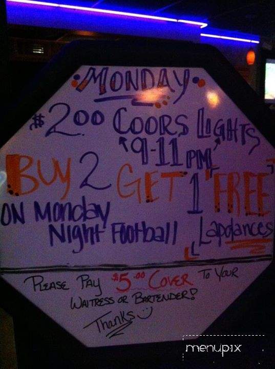 Cricket Lounge - Pittsburgh, PA menu_pic