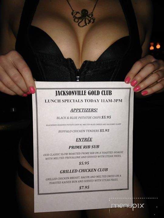 Gold Club - Jacksonville, FL menu_pic