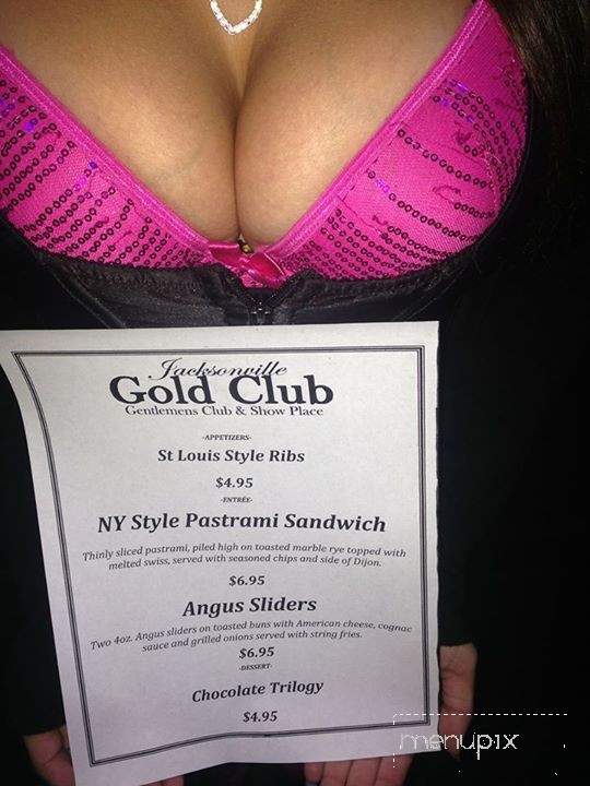 Gold Club - Jacksonville, FL menu_pic