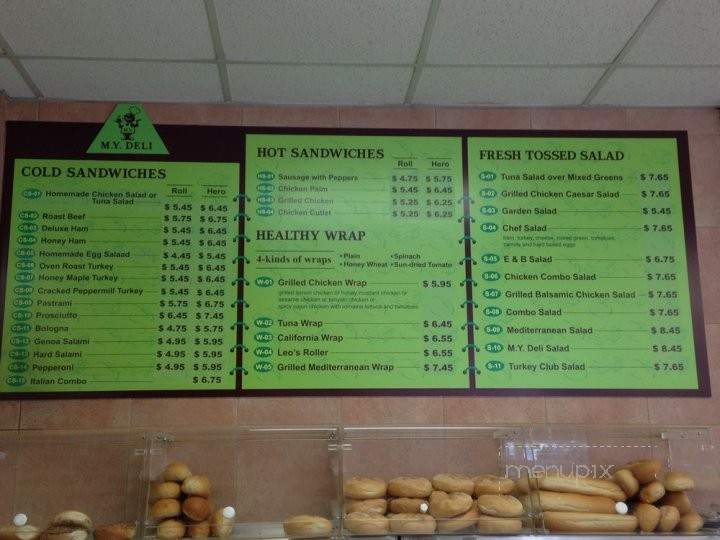 M Y Deli - Englewood, NJ menu_pic