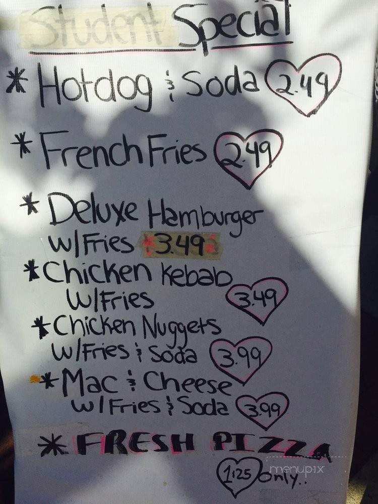 Bingo 2 - Kearny, NJ menu_pic