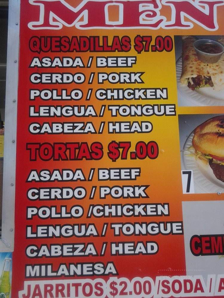 Tacos El Azteca - Bridgeport, CT menu_pic