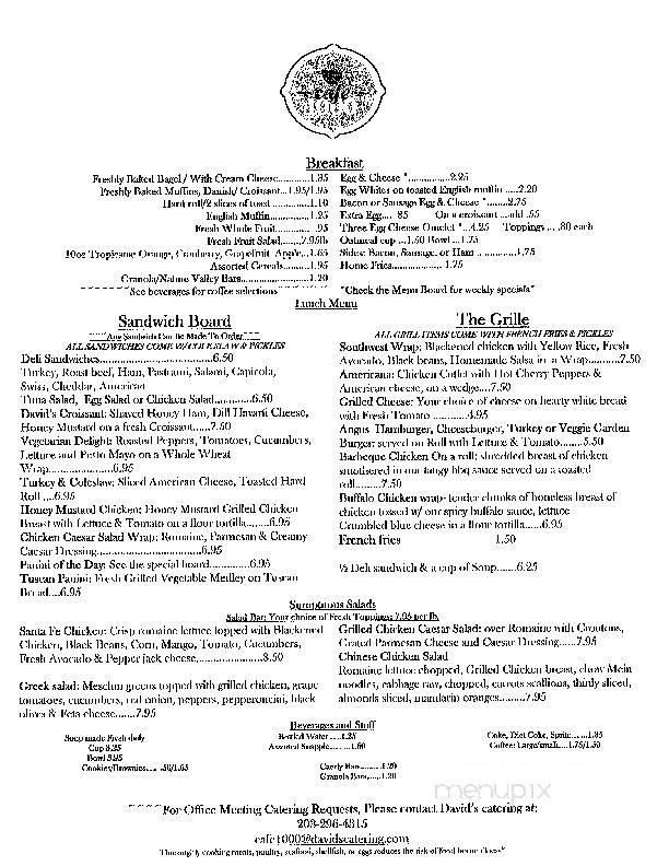 Cafe 1000 - Bridgeport, CT menu_pic