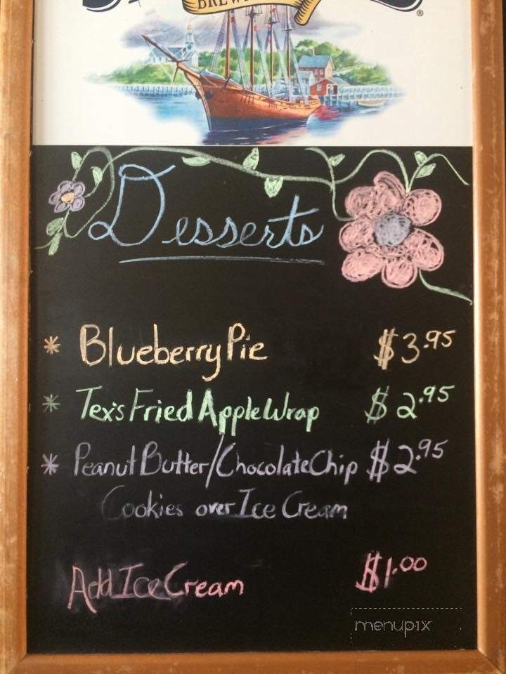 Just South of the Border - Calais, ME menu_pic