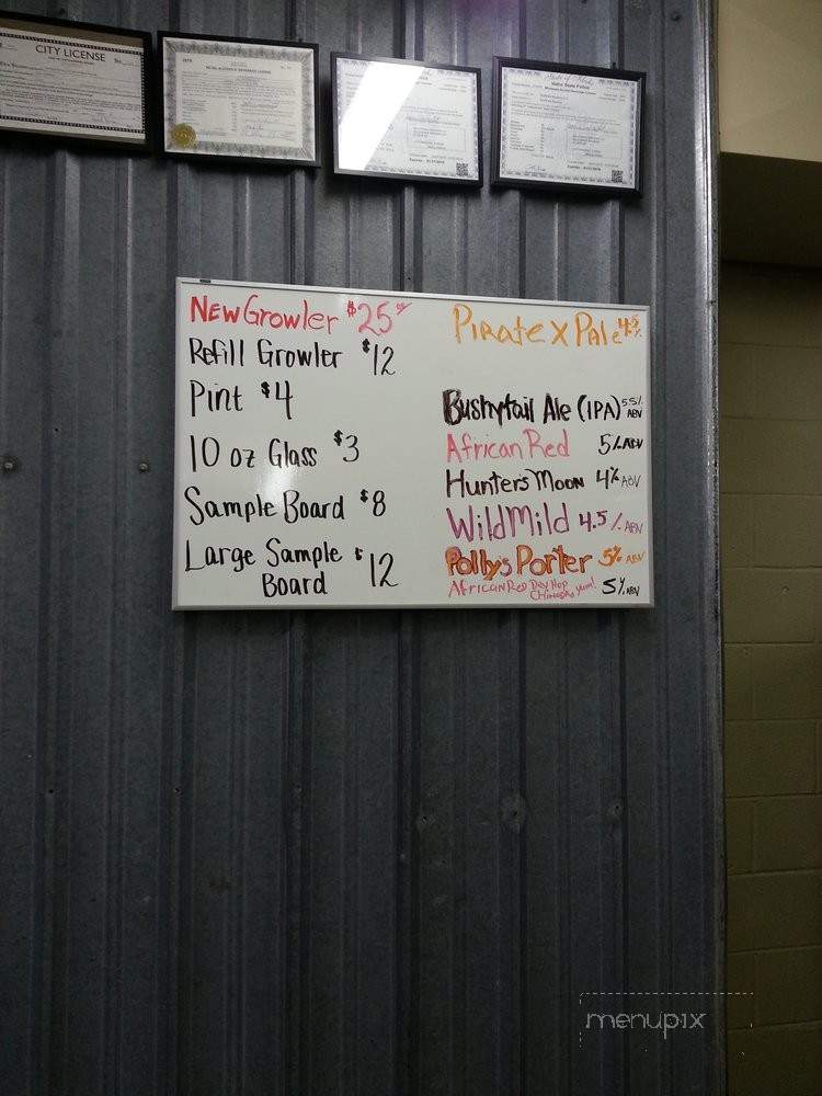 Wolftrack Brewing and Tasting Den - Cottonwood, ID menu_pic