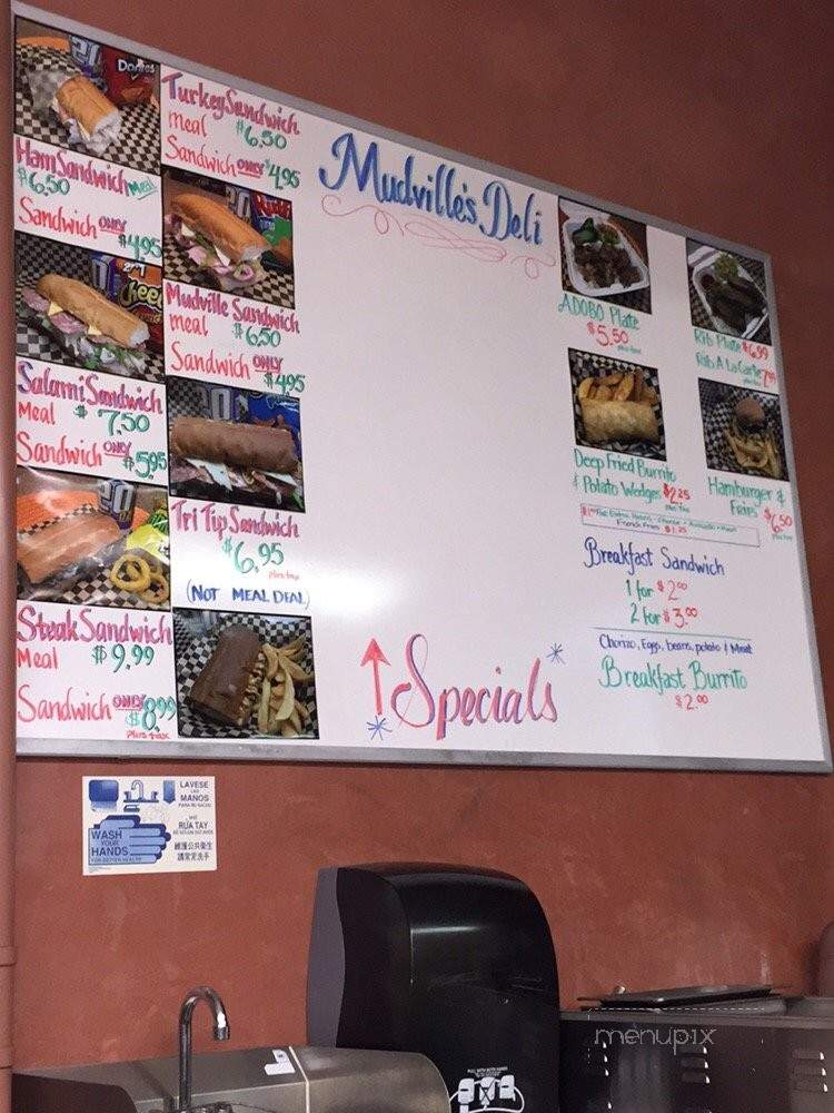 Mudville's Crosstown Market And Deli - Stockton, CA menu_pic