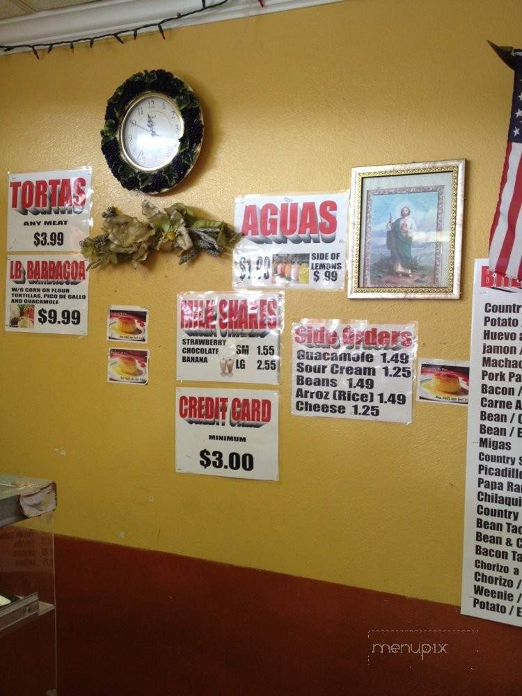 Caracheo's Mexican Restaurant - San Antonio, TX menu_pic