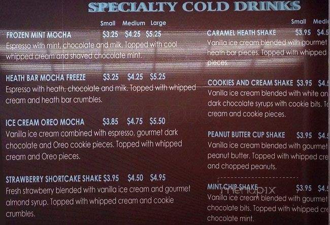 Andiamo Cafe - New York, NY menu_pic