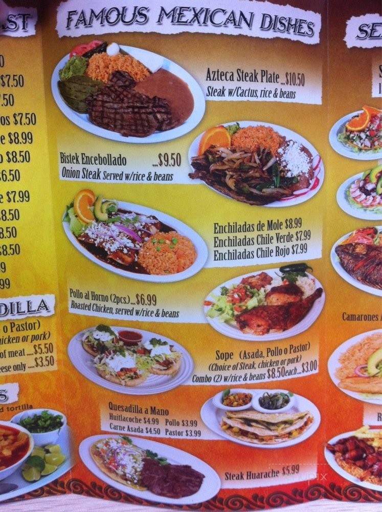 Dona Mary - Vernon, CA menu_pic