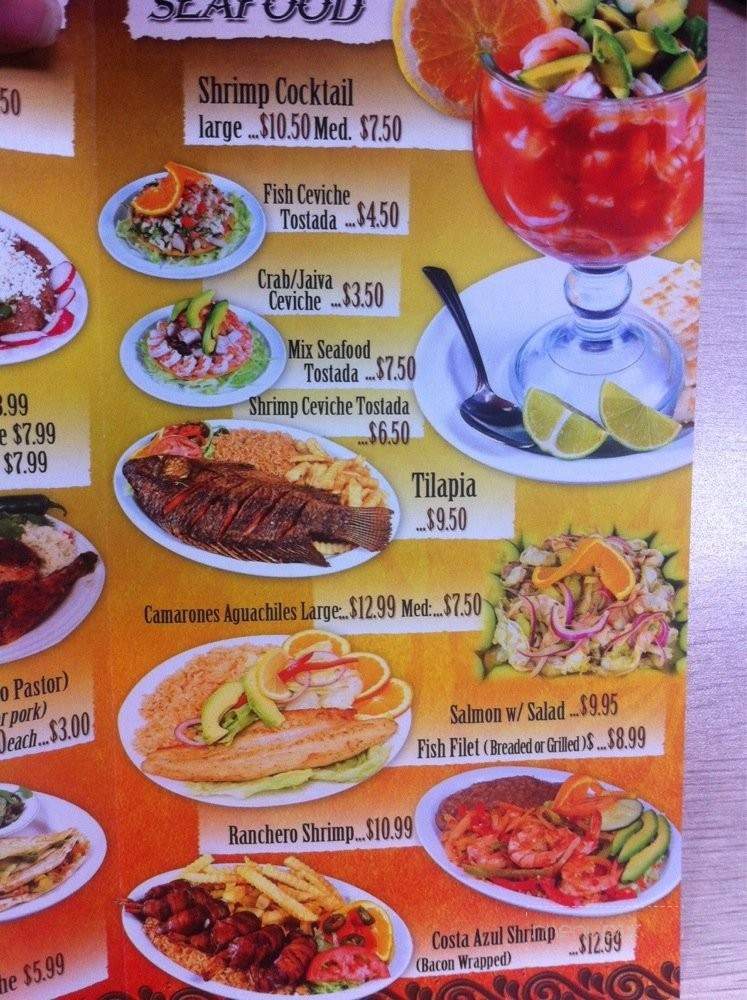 Dona Mary - Vernon, CA menu_pic
