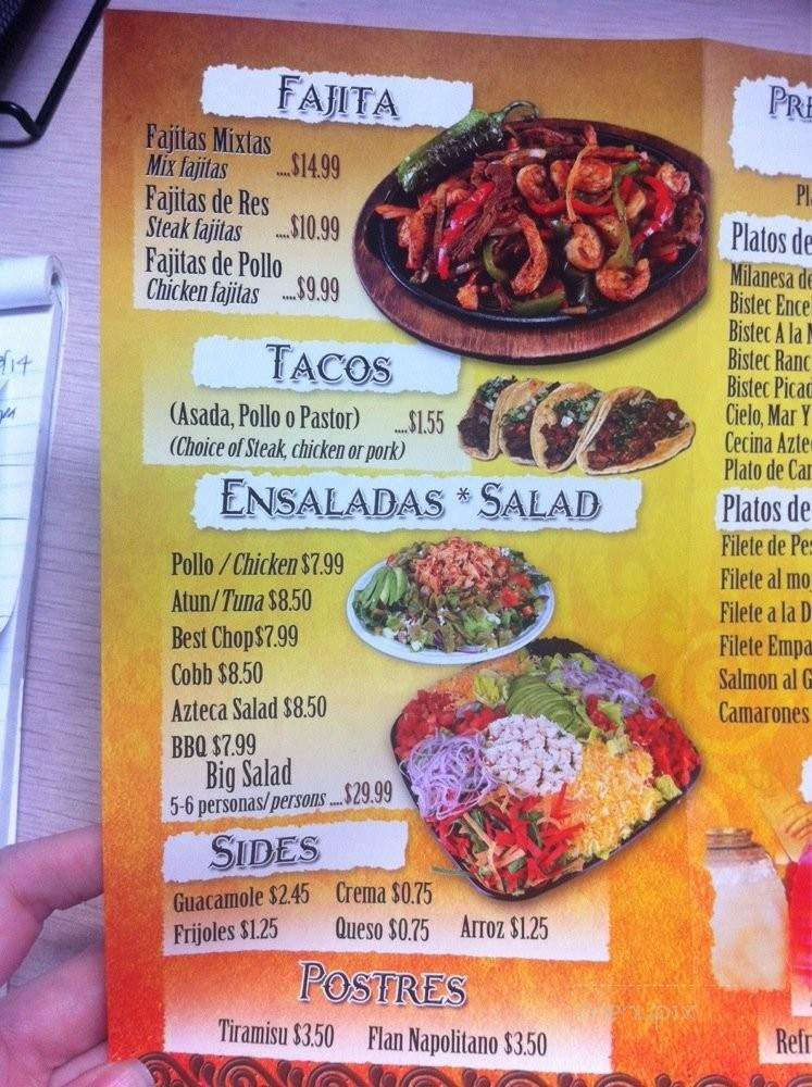 Dona Mary - Vernon, CA menu_pic