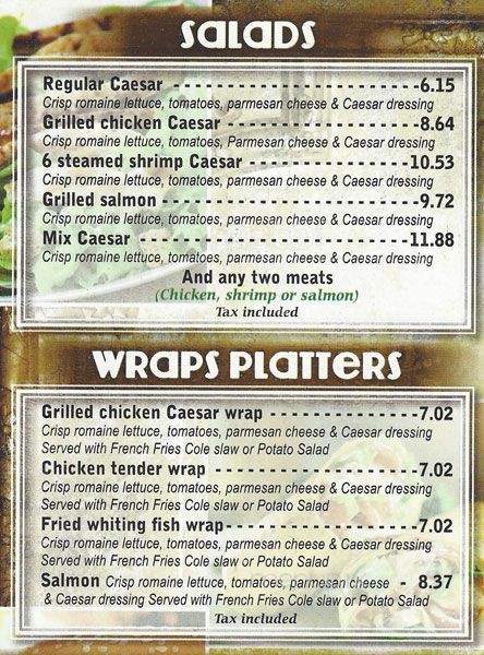 Adrian's Sports Bar And Grill - Philadelphia, PA menu_pic