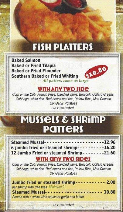 Adrian's Sports Bar And Grill - Philadelphia, PA menu_pic