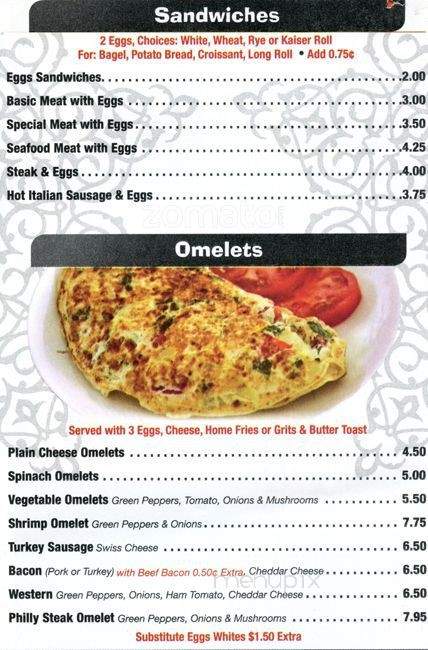 2 in One Cafe - Philadelphia, PA menu_pic