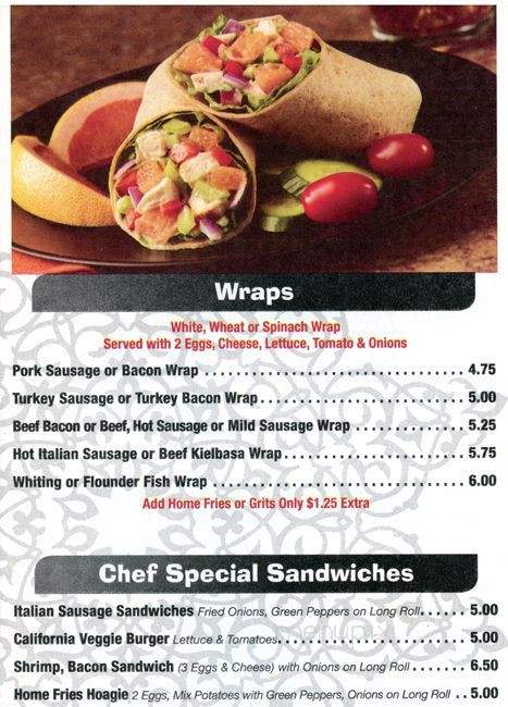 2 in One Cafe - Philadelphia, PA menu_pic