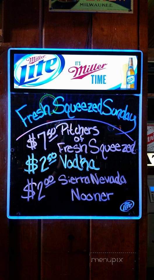 Spring Street Bar - Quincy, IL menu_pic