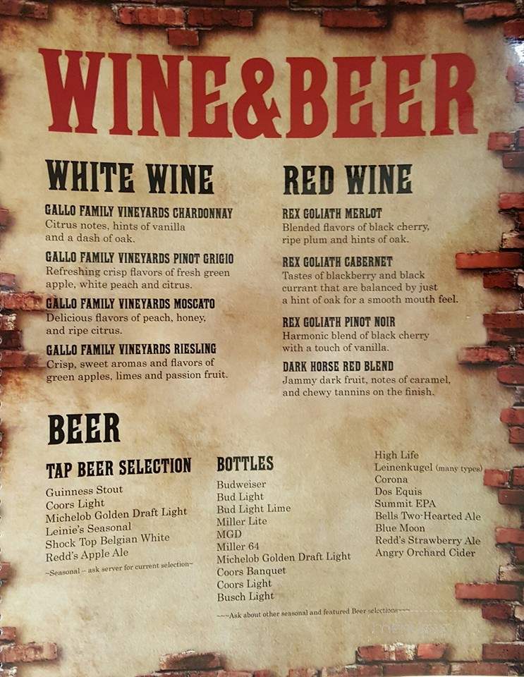 Dawghouse Bar & Grill - Canyon, MN menu_pic
