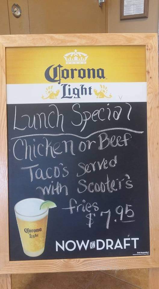 Scooter's Sunset Grill - Bainbridge, GA menu_pic