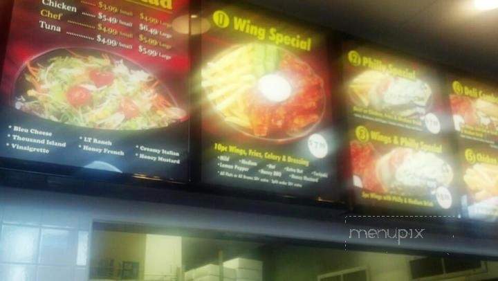Wing Dixie and Deli - Albany, GA menu_pic
