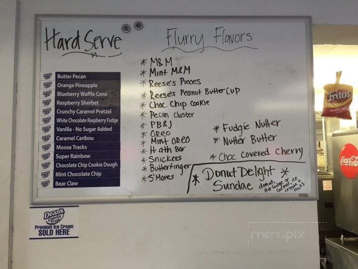 Papa J's Ice Cream And Eatery - Onekama, MI menu_pic