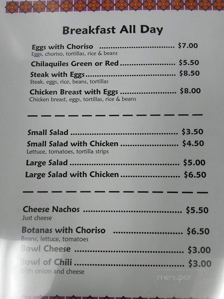Taqueria San Antonio - Waterford, MI menu_pic