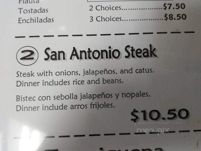 Taqueria San Antonio - Waterford, MI menu_pic