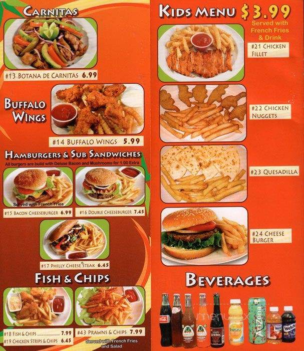 El Senor Pollo De Kent - Kent, WA menu_pic