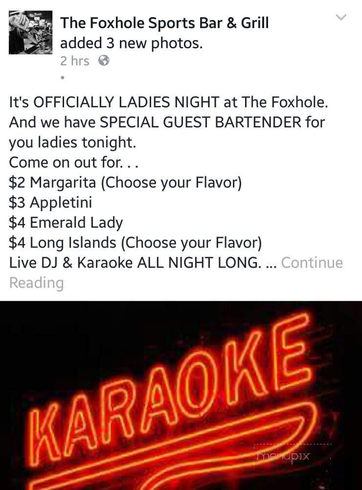 /250815223/The-Foxhole-Sports-Bar-and-Grill-Harker-Heights-TX - Harker Heights, TX