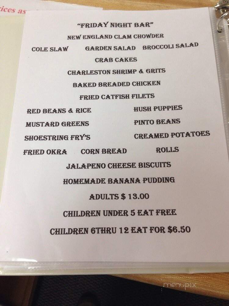 Ya'll Come Back - Rainsville, AL menu_pic