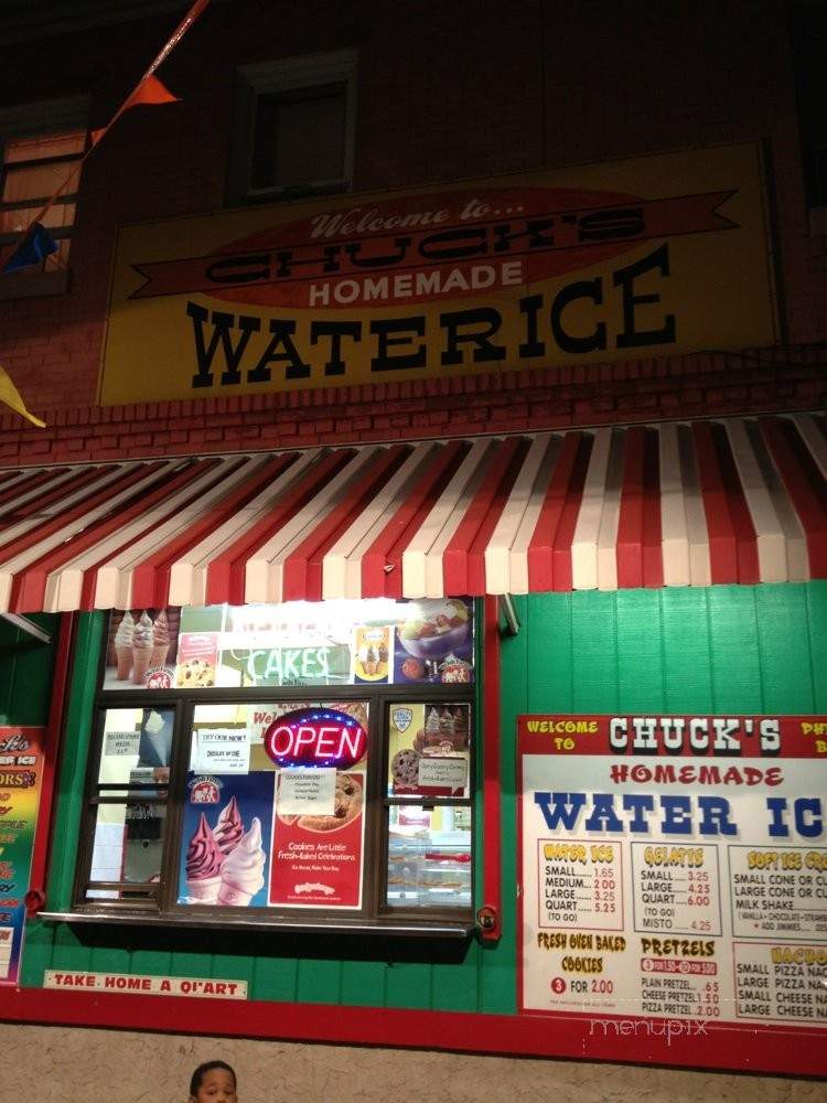 Chucks Homemade Waterice - Philadelphia, PA menu_pic