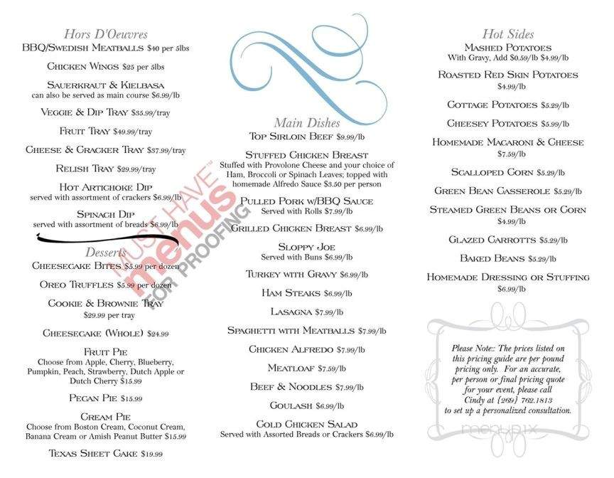 Dig-In Cafe - Augusta, MI menu_pic