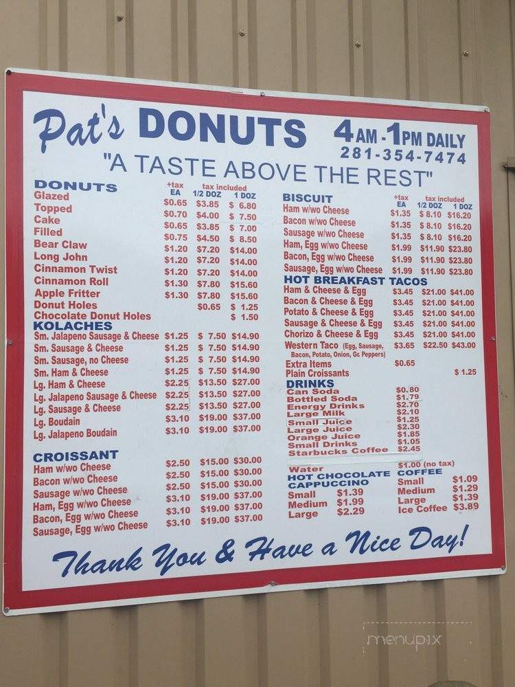 /250763411/Pats-Donuts-Porter-TX - Porter, TX