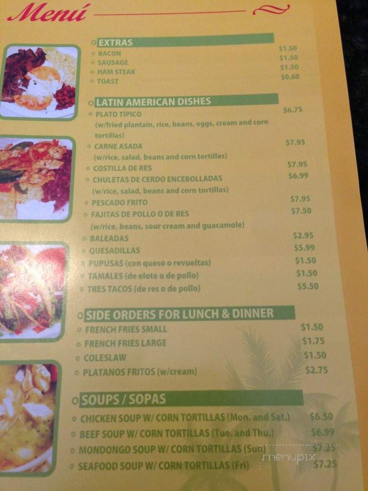 Polleria Tres Amigos - Rockville, MD menu_pic