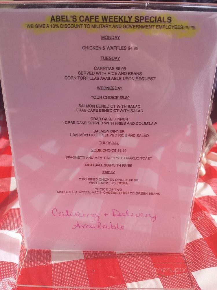 /250392711/Abels-Cafe-Menu-Capitol-Heights-MD - Capitol Heights, MD
