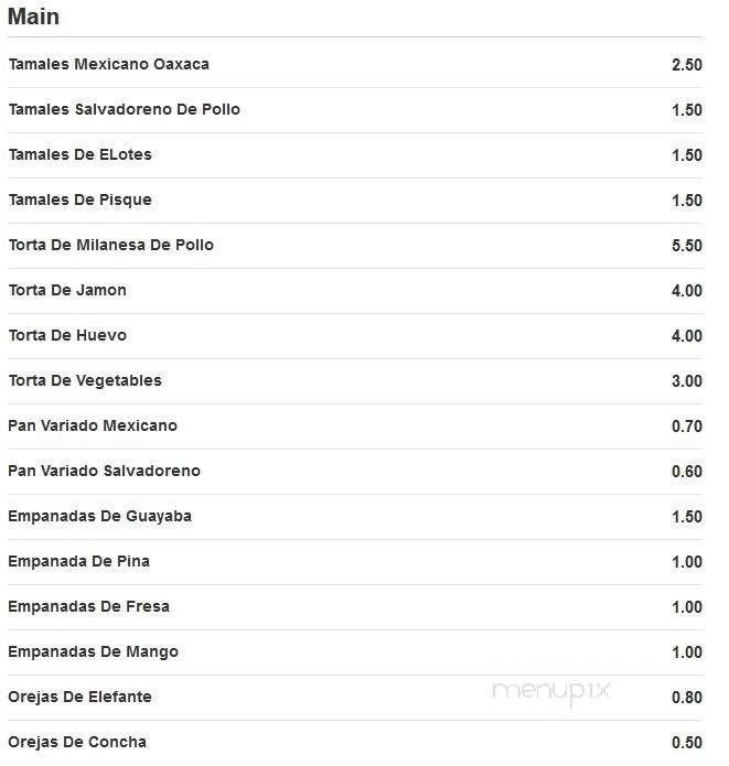 Mi Pueblito II - Hyattsville, MD menu_pic