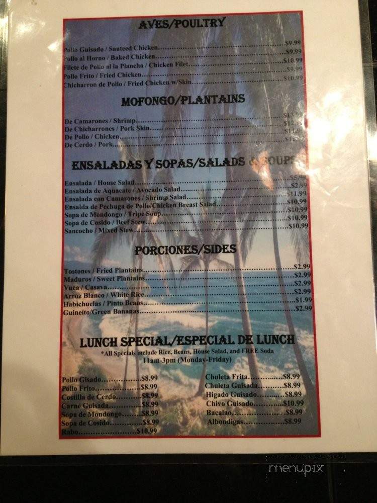 Yasi's Restaurant - Silver Spring, MD menu_pic