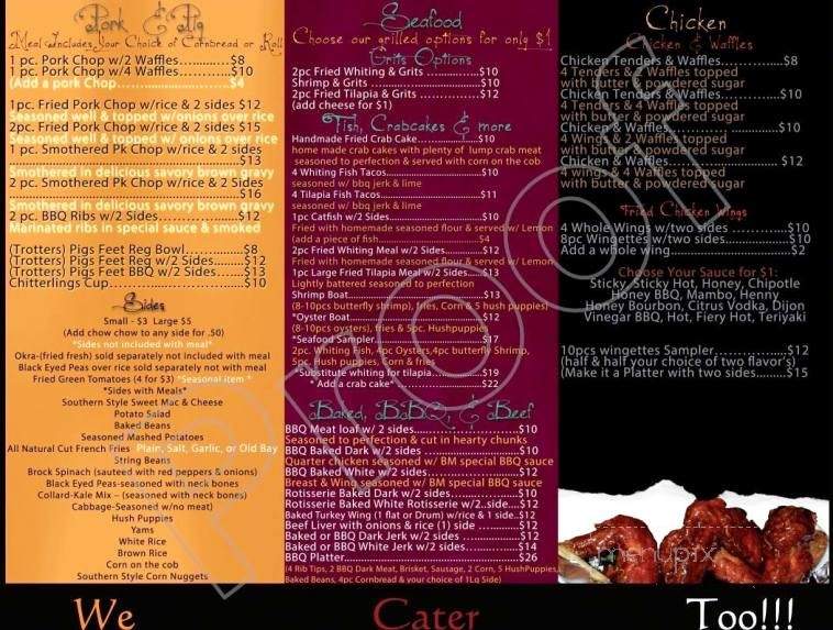 Big Mama's Soul Food - Waldorf, MD menu_pic