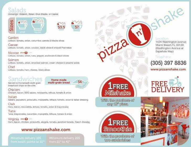 Pizza n' Shake - Miami Beach, FL menu_pic