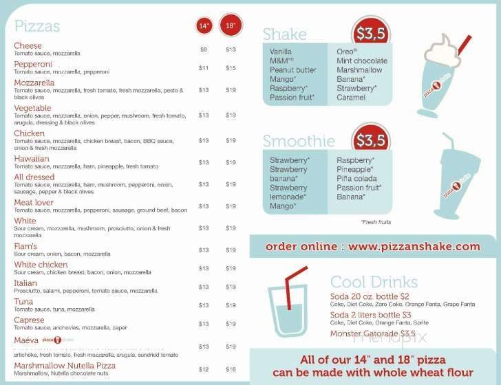 Pizza n' Shake - Miami Beach, FL menu_pic